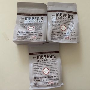 Mrs. Meyers Clean Day Automatic Dish Pac Dishwasher Lavender Scent Brand New